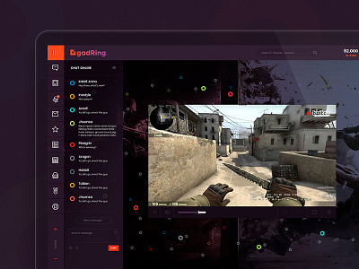 gadRing UI Dashboard dashboard gaming ui