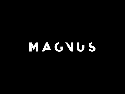 Magnus personal logotype brand logo magnus