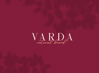 Varda aesthetic branding design fashion hijab logo typography