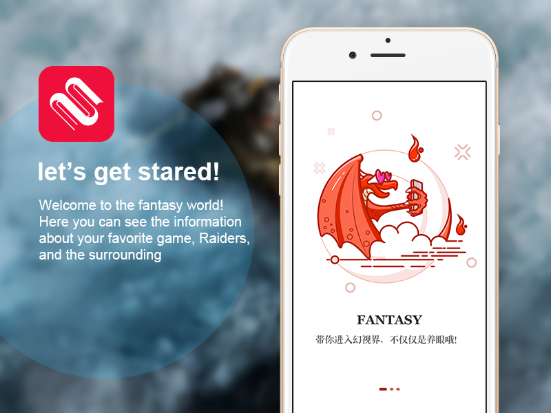 Fantasy app design by Yanbo Wu on Dribbble