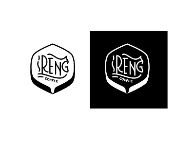 IRENG COFFE LOGO branding coffee icon logo ui ux