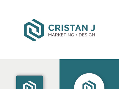 Cristan J logo design app branding branding design illustration logo logo design marketing marketing logo vector