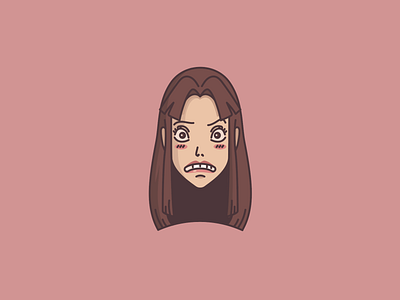 Lin (Rin) design flat graphic icon illustration jamilla grannetia lin line art milibu rin spirited away studio ghibli vector art