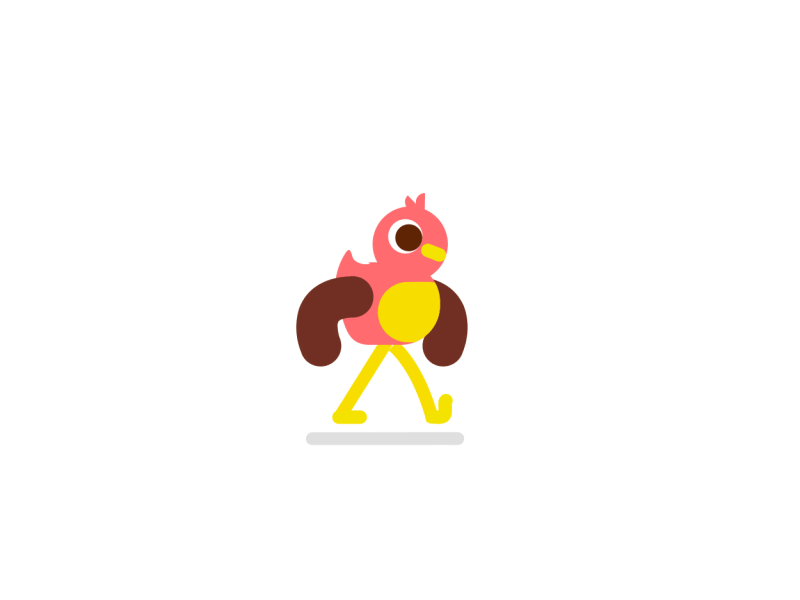 Running bird mg ui 插图 设计