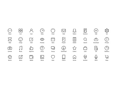 Linear Icons icon ui 线性 设计