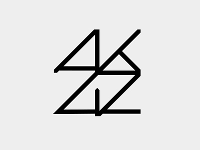 AK(47) — monogam ak47 branding design identity illustrator lettering logo logo a day minimal monogram monogram logo type typography vector