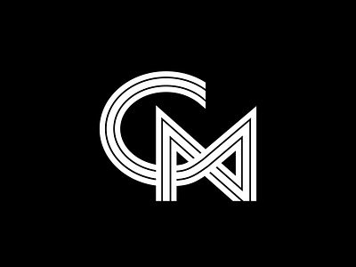 CM — monogram branding design flat identity illustrator lettering logo logo a day minimal monogram monogram logo type typography vector