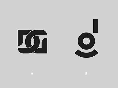 DG — Monogram branding design flat identity illustrator lettering logo logo a day minimal monogram monogram logo type typography vector