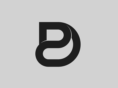 DP — Monogram branding design flat identity illustrator lettering logo logo a day minimal monogram monogram logo type typography vector