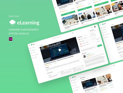 eLearning module case study courses interface design learning web design