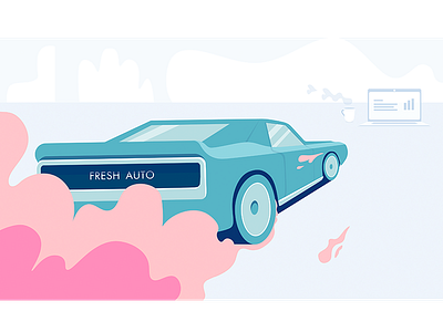 Car illustration illustration vector web