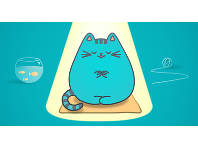 Cat design illustration vector web