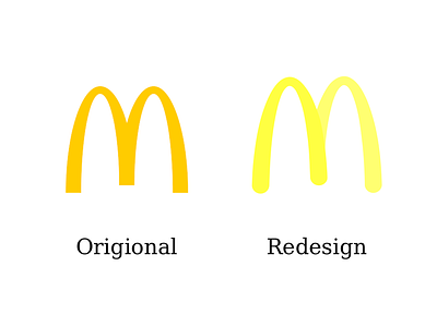 Mcdonalds Redesign designer for hire fast food invite me logo design logo inspiration logo redesign macdonalds logo work in progress work in progress logo