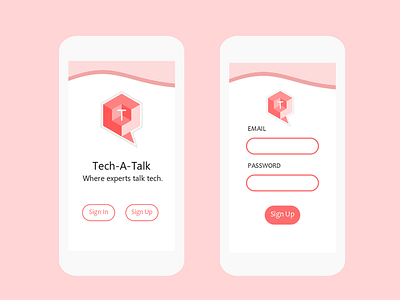 UI Tech-A-Talk designers pink tech uidesign uipractice ux designer ux ui ux ui design uxui design