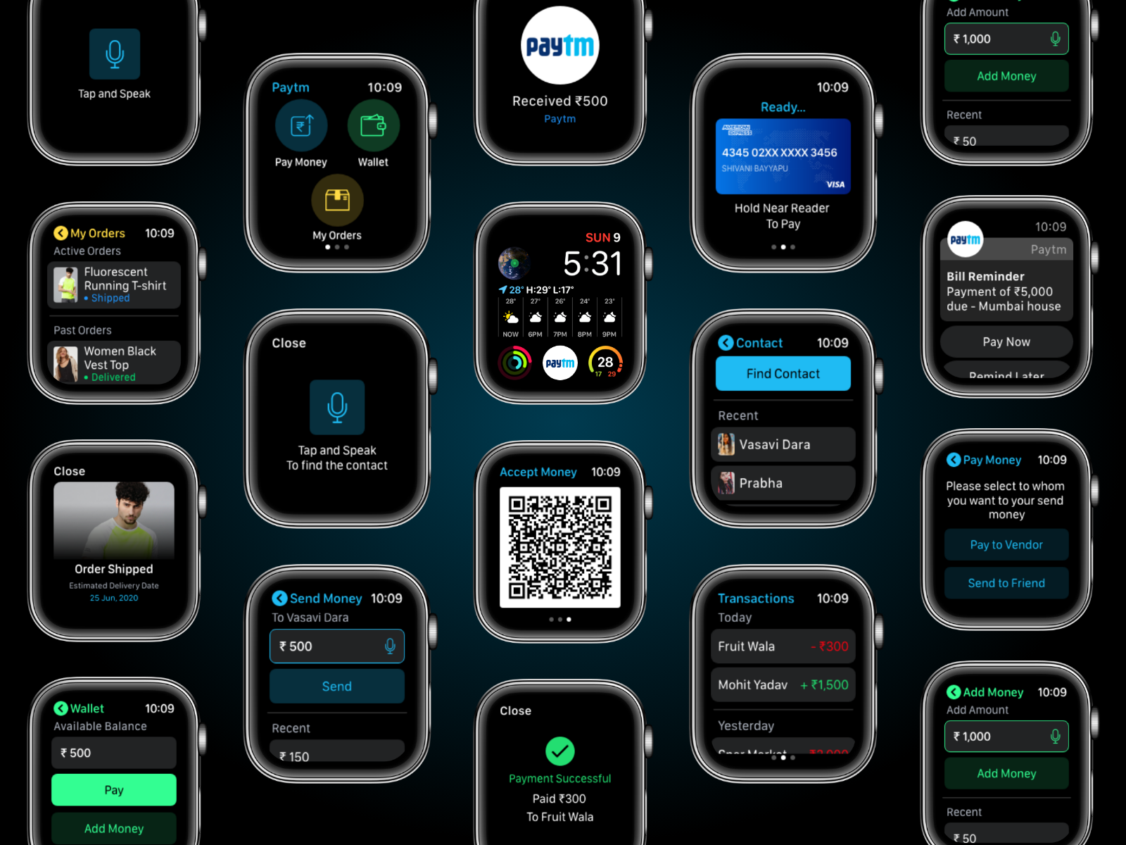 apple watch series 1 paytm
