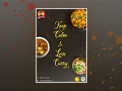 Curry Ad ad branding curry food photoshop restaurant