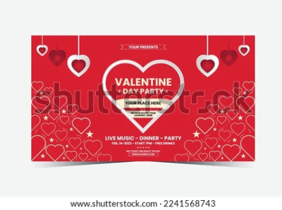 Valentine Party Post branding creative design graphic design logo modern