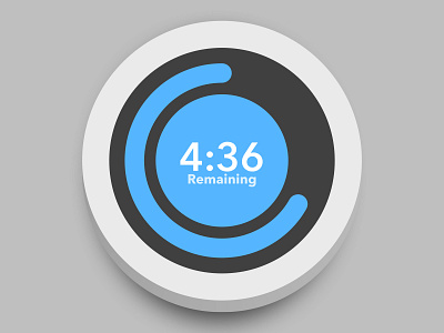 Impractical Timer icon minimalist vector