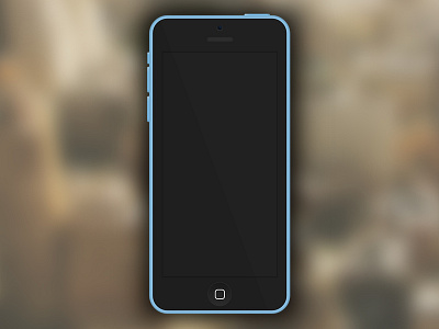 iPhone 5C icon illustration sketch vector