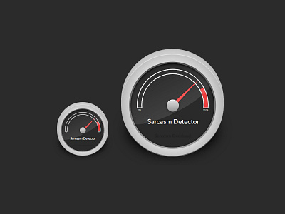Sarcasm Detector detector fun icon meter needle sarcasm silly