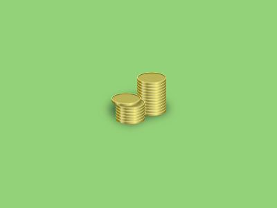 Coins coins gold icon metal money rich
