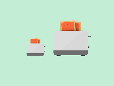 Toaster and Pastries