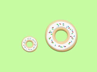Donut breakfast delicious frosting icon sprinkles sweets treat yummy