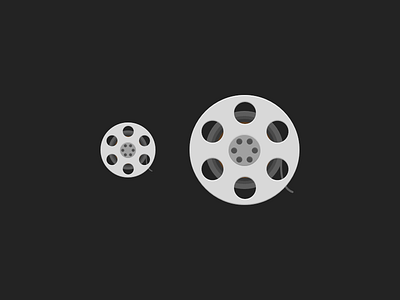 Film Reel film flat ish icon motion movie picture video