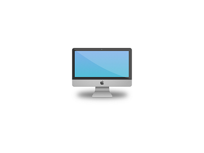 iMac computer geeky icon mac photorealistic tech