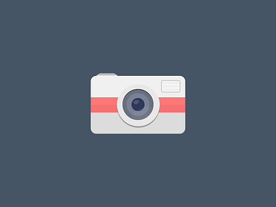 Camera Too camera flat icon lens photography redesign shutterbug simple