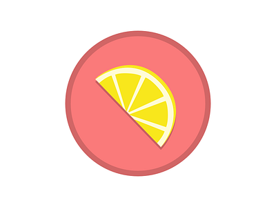 Lemon Slice citrus fruit fruity icon sour when life gives you lemons