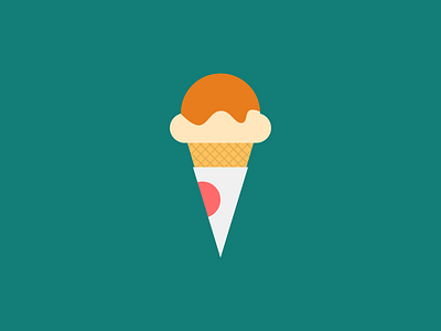 Ice Cream cool delicious food icon summer sweets treat