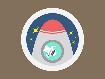 Rocketship achievement astronaut exploration fun sci fi silly space the final frontier
