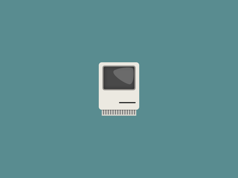 Old Mac by Graham Hall on Dribbble