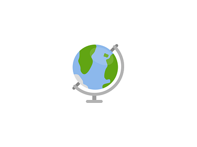 Globe earth icon map navigation planet world