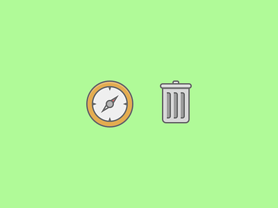 Kingston Update Preview 4 barrel can compass direction icon navigation trash waste