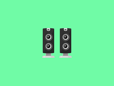 Speakers by Graham Hall on Dribbble