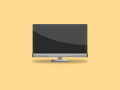 Computer Display electronic flat icon lcd monitor panel screen