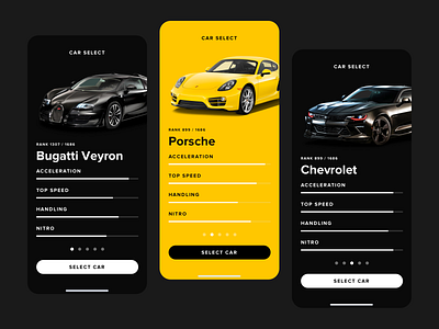 Car Select UI