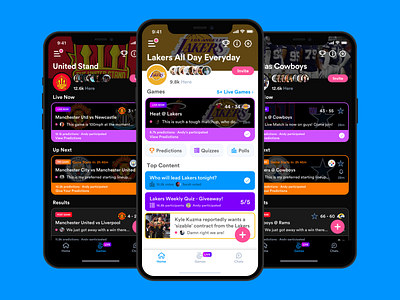 Flick - New Design & 10+ Million Messages american football baseball basketball chat football game games group group chat nfl poll product design quiz redesign sports ui ui design user interface ux ux design