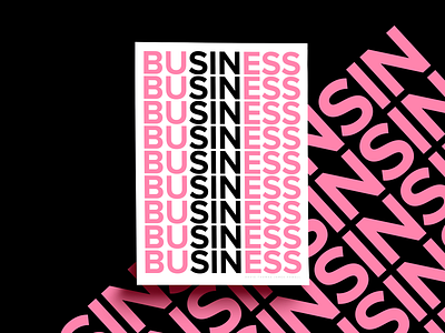 Business black business clean font font art pink poster poster collection poster series posters print print design sans serif simple sin type type art typography typography art white
