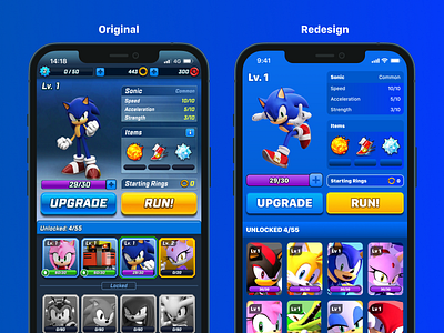 Sonic Game Web Design designs, themes, templates and downloadable graphic  elements on Dribbble