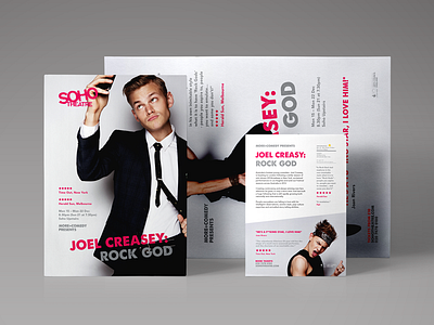 Joel Creasy Ads advert comedy design flyer leaflet london photography poster print print design soho