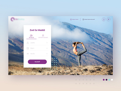 Yoga retreats portal activity airbnb estate figma gym holiday photoshop relax retreats sport trip web website