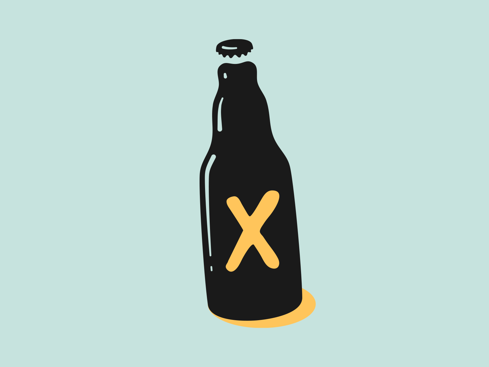 Gluten Free Beer Illustration By Viktor Snopcok On Dribbble