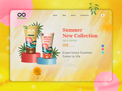 Summer Fashion Sale banner banner banner design beauty banner branding creative design design fashion banner ui ux