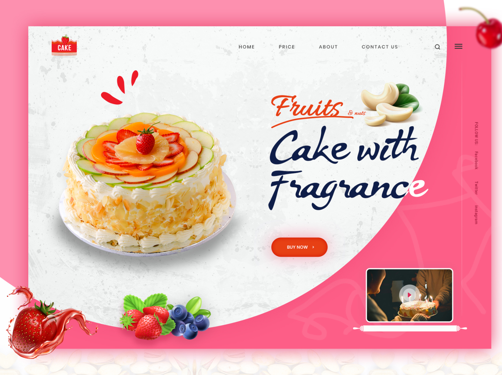Cake Banner Projects | Photos, videos, logos, illustrations and branding on  Behance