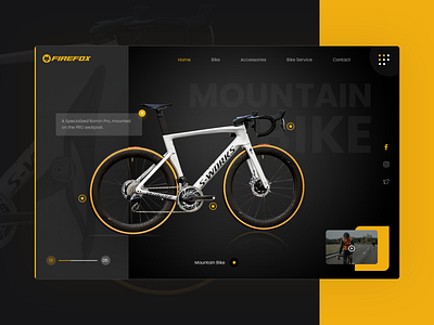 Bicycle Banner - Sworks Cycle banner banner design bicycle bicycle banner design bicycle banner design bicycle landing page bike branding cover design creative design creative design cycle graphic design homepage landing page website