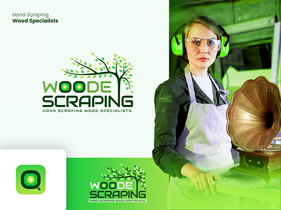 Woode Scraping - Carpenter App Website agency app app design booking branding carpenter clean design handyman home service ios painting products service ui uiux ux web design website