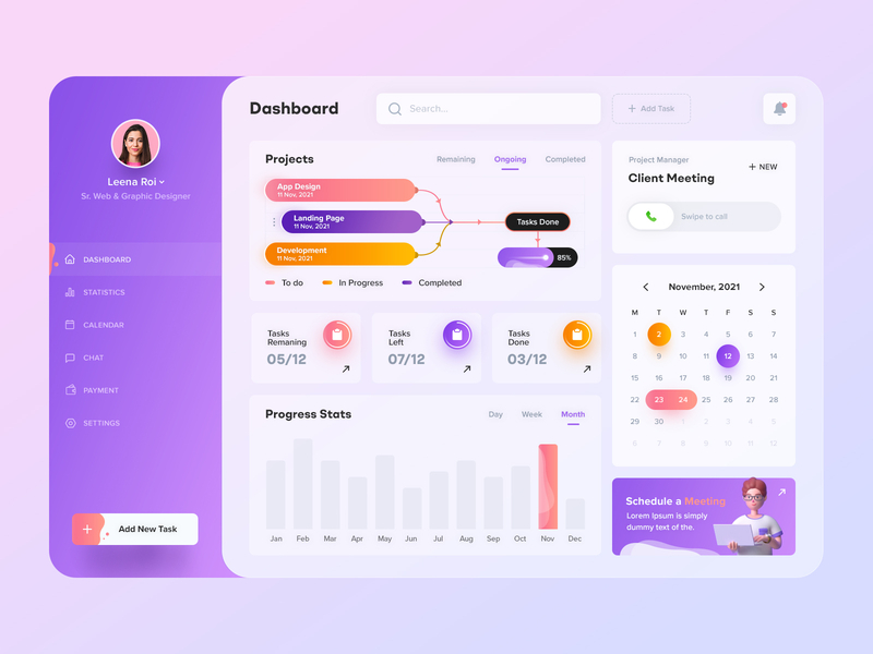 Dashboard Design admin admin panel admin ui clean design creative design dahsboard dashboard design dashboard interface dashbord grid view interface list view sidebar ui ui design uiux user dashboard